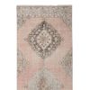 Neoclassical Style Vintage Turkish Oushak Runner, Extra-Long | Runner Rug in Rugs by Vintage Pillows Store. Item composed of wool and fiber
