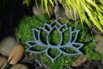 Lotus Flower Wall Hanging | Wall Sculpture in Wall Hangings by Studio Strietnberger / Knottery Pottery - Kathleen Streitenberger. Item made of ceramic