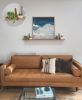 Custom Length Leather Wall Strap [Round End] | Storage by Keyaiira | leather + fiber | Artist Studio in Santa Rosa. Item made of leather