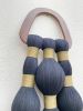 Macrame Wall Hanging Black Tassel Decor Modern Wall Decor Minimal Boho Wall Art Handmade Fiber Art Textile Sculpture | Wall Hangings by İnanç Yılmaz