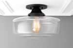 Schoolhouse Ceiling Light - Model No. 1742 | Flush Mounts by Peared Creation. Item composed of brass