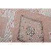 Vintage  Hand embroidered  Diamond Pattern Soft Warm Colors | Area Rug in Rugs by Vintage Pillows Store. Item made of wool & fiber