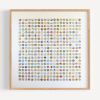 Four Hundred World Map Dots Collage With Gold Leaf | Paintings by Amelia Coward