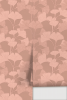 Gingko Vignette Wallpaper, peach | Wall Treatments by Samantha Santana Wallpaper & Creative Studio