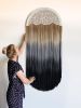 Vertical Tapestry - SHIFTING DUNES | Wall Hangings by Rianne Aarts / Teddy and Wool Studio. Item composed of cotton and fiber