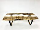 Epoxy Table - Custom Order Table - Dining Table - Walnut | Tables by TigerWoodAtelier. Item made of walnut with metal works with minimalism & contemporary style