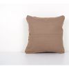 Vintage Turkish Handmade Large Patchwork Cushion, Flat-Weave | Pillows by Vintage Pillows Store