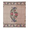 Handwoven Floral Needlepoint Embroided Kilim Rug - Turkish | Area Rug in Rugs by Vintage Pillows Store. Item composed of wool and fiber