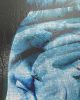 Stone Whisper – Abstract Blue Female Profile Painting | Mixed Media in Paintings by Dario Moschetta