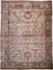 MAGICAL Botanical Antique Kerman Lavar | Area Rug in Rugs by The Loom House. Item made of wool with fiber