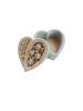 Dusty Salt Empire Heart Jar / Box | Decorative Box in Decorative Objects by RAW & UNIQ