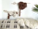 Wood Knot Wall Hangings in Neutrals | Macrame Wall Hanging in Wall Hangings by Seven Sundays Studios. Item composed of wood & wool