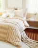 Stripes Euro Sham - Clay | Pillow in Pillows by MINNA