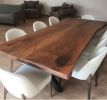 Solid Black Walnut Table | Dining Table in Tables by Ironscustomwood. Item composed of walnut & metal