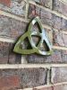 Trinity Celtic Knot (Singular) Olive Glaze | Wall Sculpture in Wall Hangings by Studio Strietnberger / Knottery Pottery - Kathleen Streitenberger. Item made of ceramic
