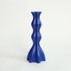 Medium Candlestick in Cobalt | Candle Holder in Decorative Objects by by Alejandra Design. Item composed of metal