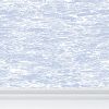 Water - Light Blue on White - Large Wallpaper Print | Wall Treatments by Sean Martorana. Item made of paper