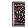 Central Asian Suzani Textile, Embroidered Cotton Bed Cover | Bed Spread in Linens & Bedding by Vintage Pillows Store. Item composed of cotton