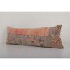 Unique Floral Handcrafted Lumbar Rug Pillow Cover | Sham in Linens & Bedding by Vintage Pillows Store. Item composed of cotton and fiber