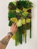 Moss woven wall tapestry | Wall Hangings by Awesome Knots. Item composed of cotton and fiber in boho or mediterranean style