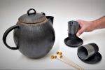 Ceramic Tea Cup Set With Teapot | Serveware by YomYomceramic. Item composed of ceramic