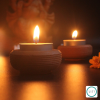Voro Terracotta Tealight Holder (Pack of 2) | Candle Holder in Decorative Objects by Lit Lamps - Sustainable Mindful Lighting. Item works with rustic style