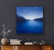 Evening On The Lake | Oil And Acrylic Painting in Paintings by Victoria Veedell. Item composed of wood & canvas compatible with coastal style