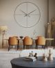 Timeless Large | Clock in Decorative Objects by MCLOCKS. Item made of oak wood with steel