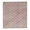 Vintage Faded Turkish Jajim Kilim Rug 6'3'' X 7'3'' | Area Rug in Rugs by Vintage Pillows Store. Item made of cotton with fiber