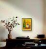 Still Longing - Original Oil Pastel Drawing  - Warm Still Life | Drawings by Eman's Gallery