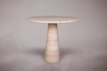 Essence Travertine Round Table | Dining Table in Tables by HamamDecor LLC
