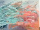 Feel Flows | Oil And Acrylic Painting in Paintings by Eugenie Diserio. Item made of canvas works with mid century modern & contemporary style
