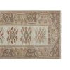 1970s Vıntage Turkish Oushak Handmade Wool Runner Rug | Rugs by Vintage Pillows Store. Item made of cotton & fiber