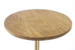 "Eaves" Drink Table | Cocktail Table in Tables by THE IRON ROOTS DESIGNS. Item made of oak wood