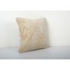 Vintage Square Turkish Oushak Rug Pillow Cover, Wool Boho Wo | Cushion in Pillows by Vintage Pillows Store