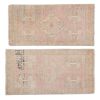 Vintage Faded Turkish Small Rug Carpet - Kitchen Rug | Rugs by Vintage Pillows Store. Item composed of cotton and fiber