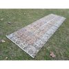 Distressed Floral Turkish Sparta Runner | Runner Rug in Rugs by Vintage Pillows Store. Item made of cotton & fiber