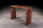 Black Walnut Waterfall Console | Console Table in Tables by Urban Lumber Co.. Item composed of wood