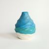 Pear in Mediterranean Sea | Vase in Vases & Vessels by by Alejandra Design. Item made of ceramic