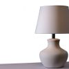 Krug Table Lamp | Lamps by Home Blitz. Item made of linen & ceramic