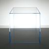 ON THE ROCKS Acrylic Side Table | Tables by Oggetti Designs. Item made of glass with synthetic