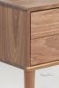 Solid Walnut Nightstand with Double Drawers | Storage by Manuel Barrera Habitables. Item made of oak wood