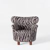 Elias Armchair Zebra | Work by District Loom