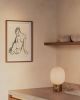 Vintage Figure Drawing | Black and white charcoal drawing | Drawings by Capricorn Press. Item composed of paper in boho or minimalism style