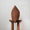 Rust Wool & Cotton Woven Lumbar Pillow 14x20 | Pillows by Vantage Design
