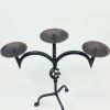 Hand Forged Iron Candelabra 23″ (58cm) | Candle Holder in Decorative Objects by edecrawzFC