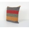 Anatolian Kilim Pillow Cover, Colorful Striped Handwoven Kil | Cushion in Pillows by Vintage Pillows Store