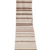 Mid Century Turkish Long Kilim Runner with Modern Design | Runner Rug in Rugs by Vintage Pillows Store. Item composed of fiber