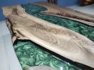 Living Room Epoxy Resin River Table, Live Edge Walnut Dining | Dining Table in Tables by LuxuryEpoxyFurniture. Item made of wood with synthetic