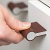 Leather Pull Handles SOHO | Hardware by minimaro - luxury furniture handles. Item made of copper with leather